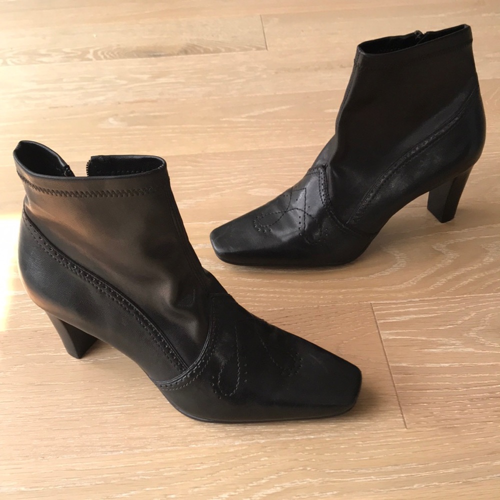 Franco Sarto Booties with Low Heel